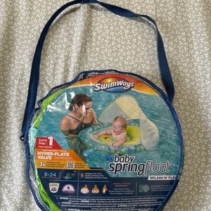 SwimWays Baby Spring Float - Blue and Green